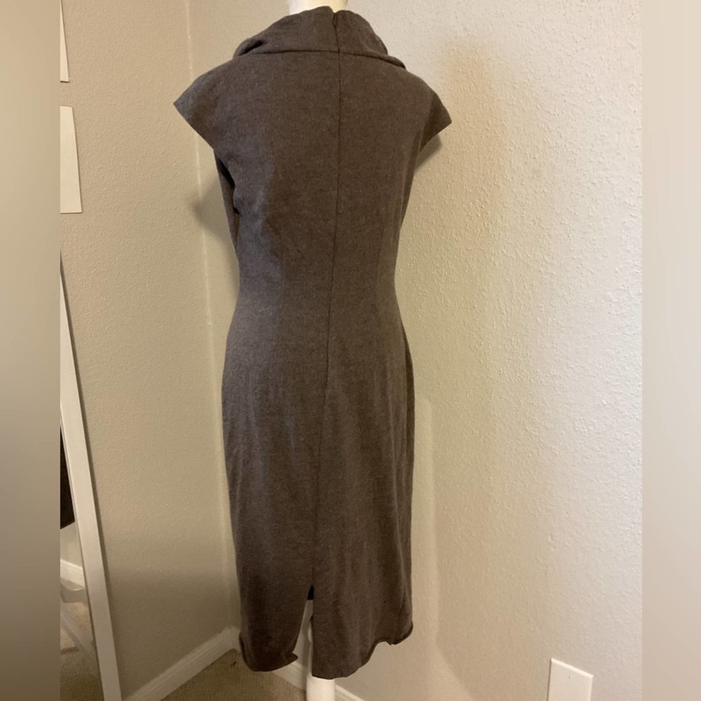 Lafayette 148 New York Brown Midi Dress - Picture 4 of 10